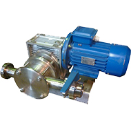 Центробежный пластинчатый насос для перекачивания вязких масс,(глазурь, пюре, патока, сгущеное молоко и т.п.).